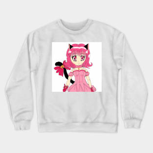 Mew ichigo fanart Crewneck Sweatshirt